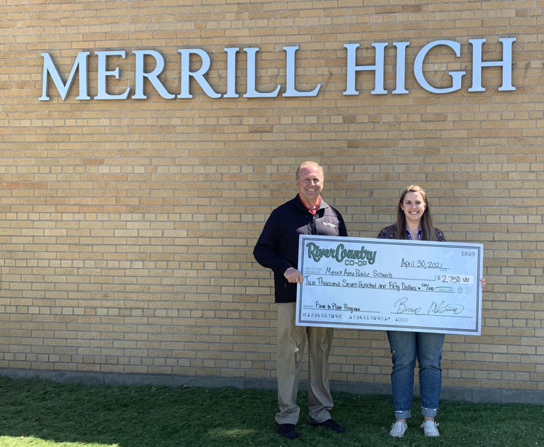 Merrill High School Farm to Plate Donation River Country COOP